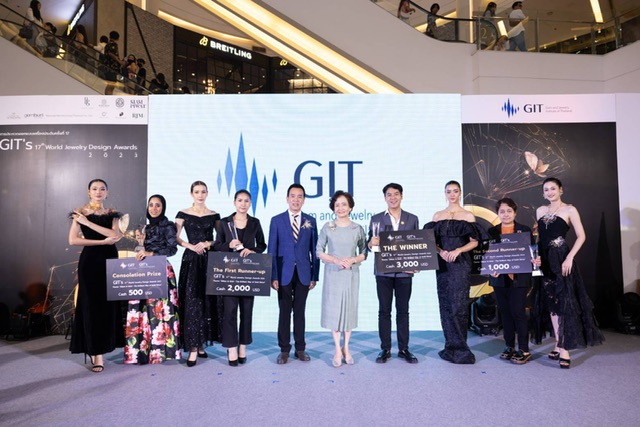 GIT อวดโฉมเครื่องประดับสุดตระการตา “Glitter & Gold – The Brilliant Way of Gold Shine” ในงานตัดสินการประกวด GIT World’s Jewelry Design Award 2023 สร้างศักยภาพนักออกแบบสู่สากล