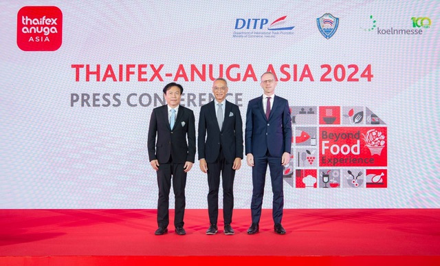 DITP จับมือ 2 ยักษ์ใหญ่ภาคเอกชน เตรียมจัด “THAIFEX – ANUGA ASIA 2024” เปิดเวทีเจรจาธุรกิจด้านอาหารที่ใหญ่ที่สุดในเอเชีย ตั้งเป้ามูลค่าสั่งซื้อทะลุแสนล้าน