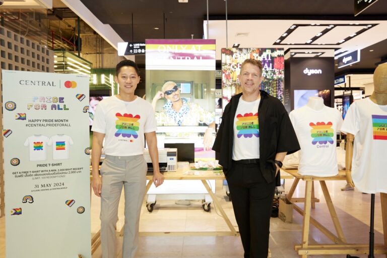 “ห้างเซ็นทรัล ในเครือเซ็นทรัล รีเทล” ร่วมกับ “มาสเตอร์การ์ด” ฉลองเดือนแห่ง Pride Month ร่วมกับ “เซ็นทรัล พัฒนา” และทุกธุรกิจในเครือเซ็นทรัล ส่งเสริมและสนับสนุนความเท่าเทียมในสังคม จัดงาน “PRIDE FOR ALL” 