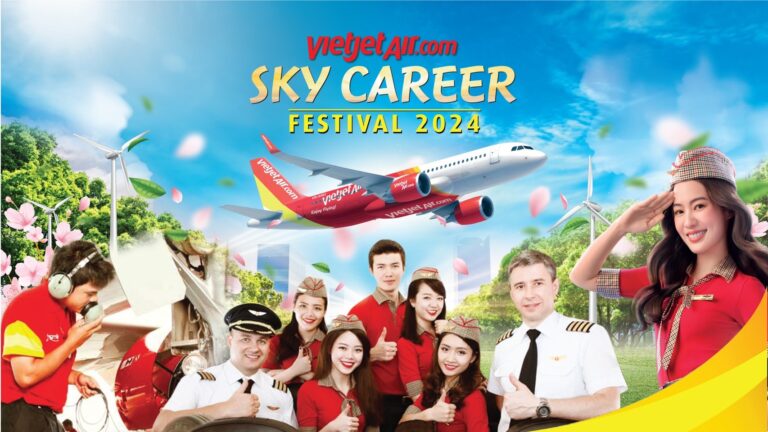 ติดปีกทะยานสู่อาชีพในฝันกับเวียตเจ็ทไทยแลนด์ ที่งาน Sky Career Festival 2024 