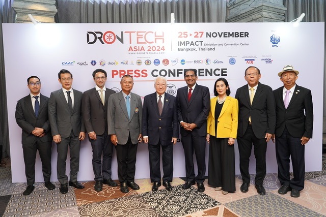 จีเอ็มแอล เอ็กซิบิชั่น จัดงาน DronTech Asia 2024 โชว์ศักยภาพและความก้าวหน้าอุตสาหกรรมโดรนในประเทศไทย