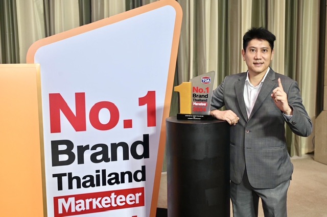 TOA คว้ารางวัล No.1 Brand Thailand 2024 ย้ำแชมป์เจ้าตลาดสีตัวจริง