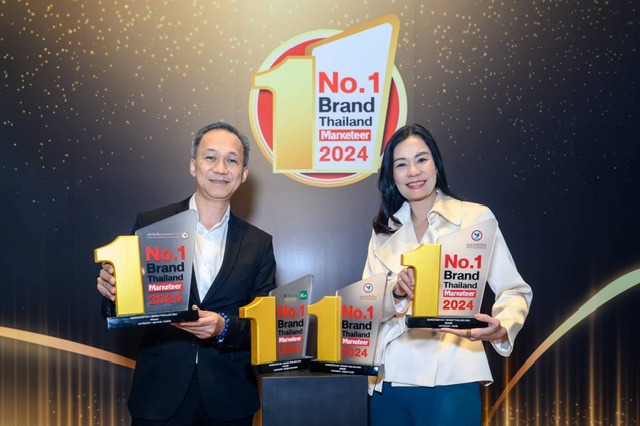 กสิกรไทย คว้า 4 รางวัลจากงาน Marketeer No.1 Brand Thailand 2024