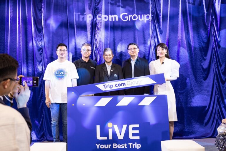 Trip.com Group เปิดตัว Asia Live Streaming Centre ณ กรุงเทพฯ สตูดิโอแห่งแรกในเอเชีย พร้อมเสนอดีลท่องเที่ยวแบบจัดเต็ม!